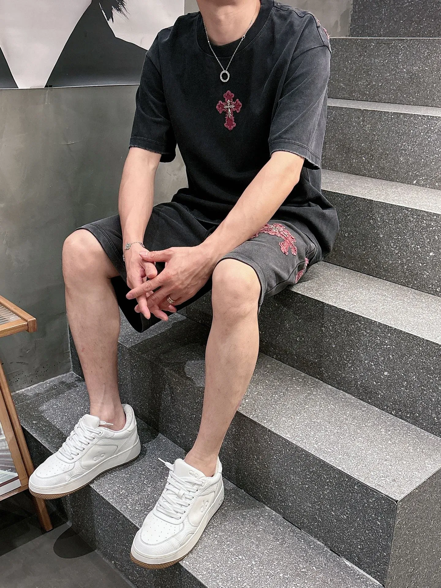 New Arrival Sizes:M~3x :Black White Gray :6802+2809